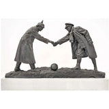 Christmas Truce Statue 2014 Maquette Sculpture by Andy Edwards Sculpture from Barewall Art Gallery