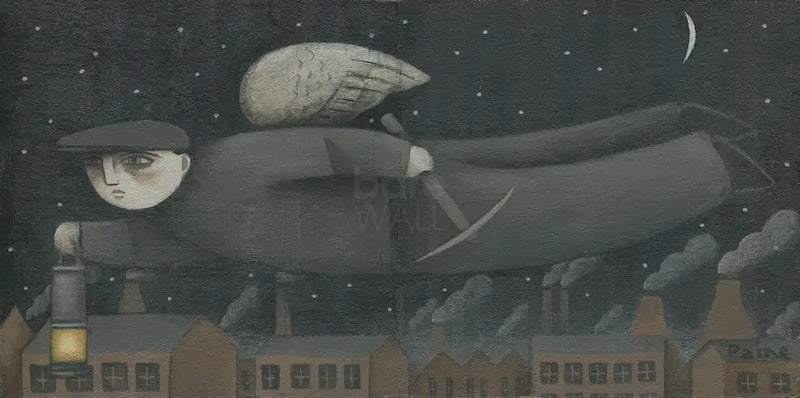 Clay Dust - Miner's Night original art by Paine Proffitt Original Art from Barewall Art Gallery