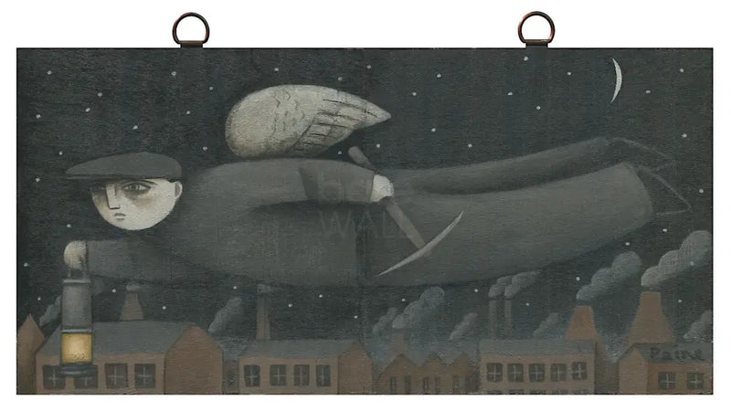 Clay Dust - Miner's Night original art by Paine Proffitt Original Art from Barewall Art Gallery