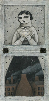 Clay Dust - Night In The Potteries original art by Paine Proffitt Original Art from Barewall Art Gallery