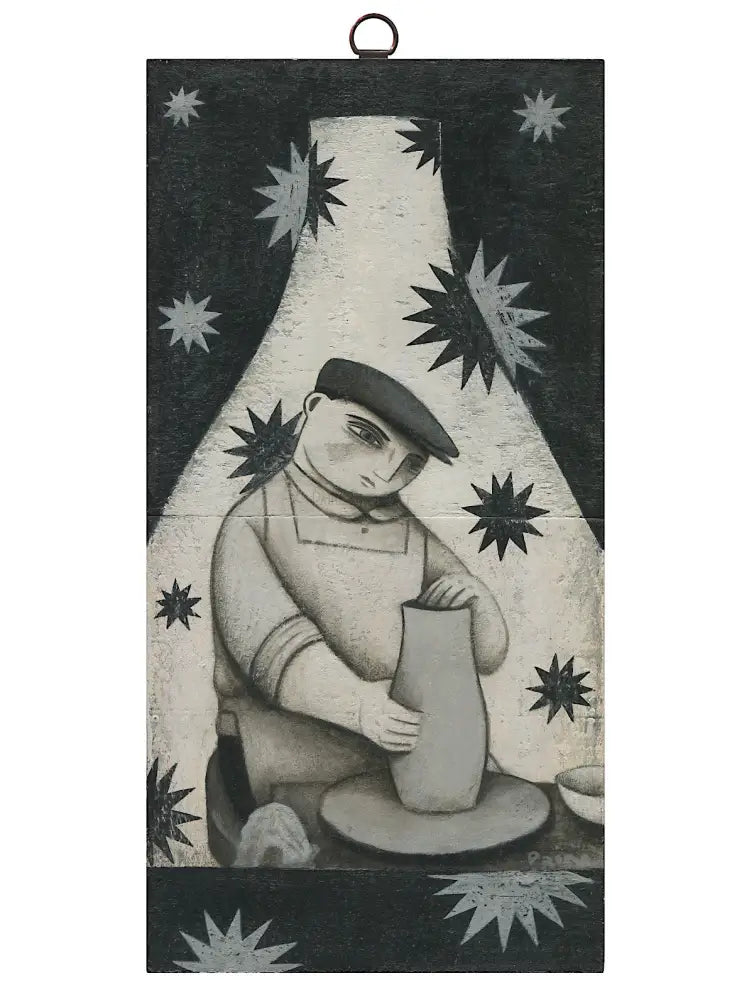 Clay Dust - Potteries Night Shift original art by Paine Proffitt Original Art from Barewall Art Gallery