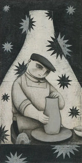 Clay Dust - Potteries Night Shift original art by Paine Proffitt Original Art from Barewall Art Gallery