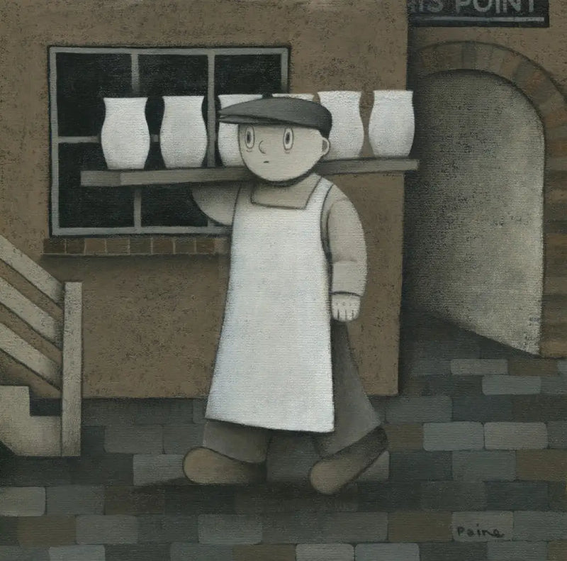 Clay Dust - The Board Carrier original art by Paine Proffitt Original Art from Barewall Art Gallery