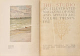 Collection of 11 Leatherbound The Studio Fine Art, An Illustrated Magazine of Fine Applied Art volumes 25 - 35 early 20th century Book from Barewall Art Gallery
