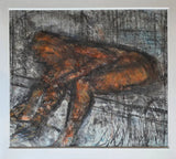 Crouching Nude 1962 by Arthur Berry Original Art from Barewall Art Gallery