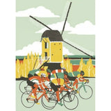 Cycling Art Greeting Cards by Eliza Southwood Cycling Amstel Gold Greetings card Cards from Barewall Art Gallery