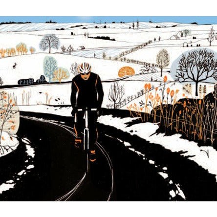 Cycling Art Greeting Cards by Eliza Southwood by Barewall