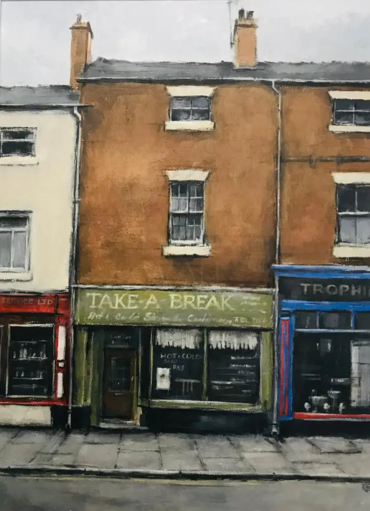 DB21 Take a Break, Burslem 2022 by David Brammeld Original Art from Barewall Art Gallery