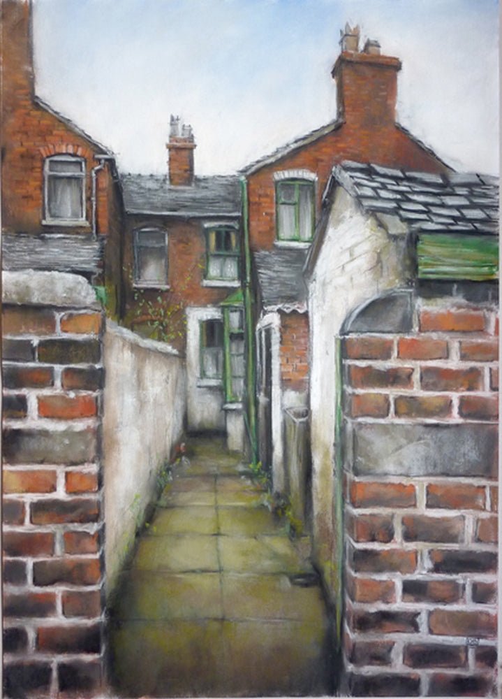 DB24318 The Backs A3 signed ltd edition print by David Brammeld by Barewall