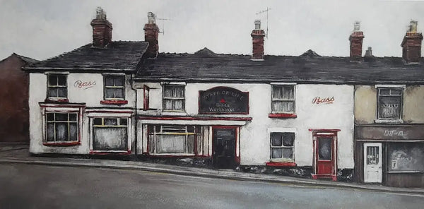 DB24323 The Staff of Life, Stoke A3 signed ltd edition print by David Brammeld Print from Barewall Art Gallery