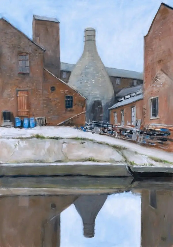 DB24324 Potteries Reflections IV A3 signed ltd edition print by David Brammeld Print from Barewall Art Gallery