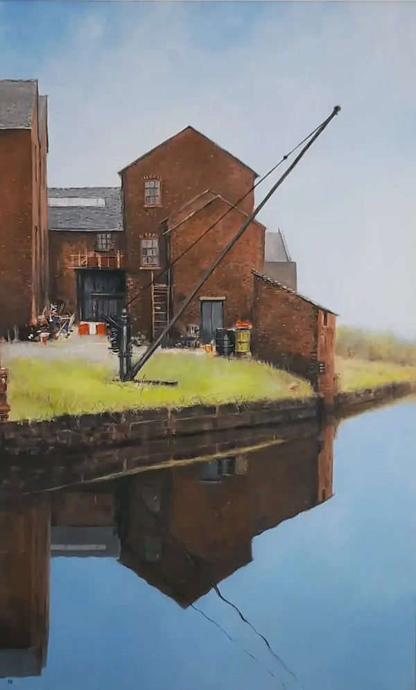 DB24325 Potteries Reflections A3 signed ltd edition print by David Brammeld Print from Barewall Art Gallery