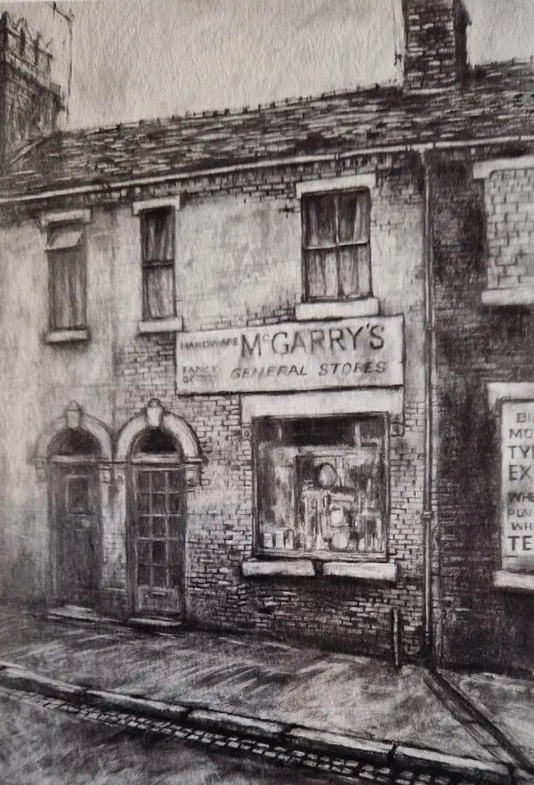 DB2448 McGarry's A5 signed ltd edition print by David Brammeld Print from Barewall Art Gallery