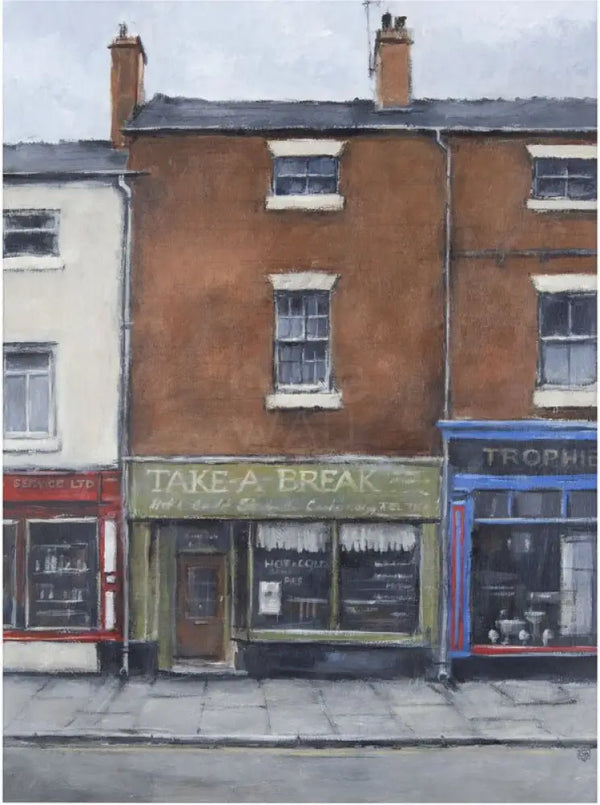 DB2449 Take A Break A5 signed ltd edition print by David Brammeld Print from Barewall Art Gallery