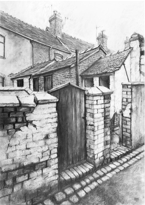 DB2456 The Backs - Nearly Gone A5 signed ltd edition print by David Brammeld by Barewall
