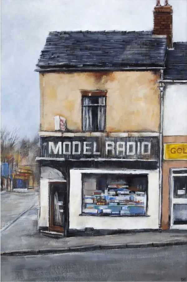 DB2459 Model Radio II A5 signed ltd edition print by David Brammeld Print from Barewall Art Gallery