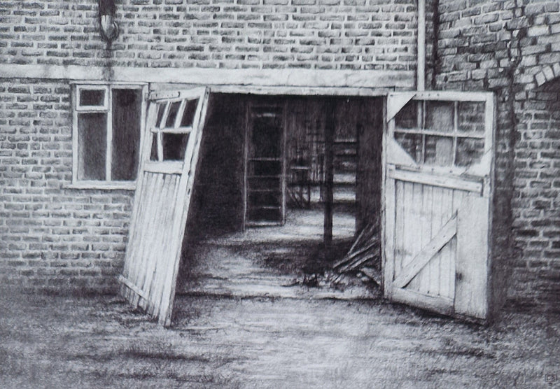 DB2460 Abandoned Factory A5 signed ltd edition print by David Brammeld by Barewall