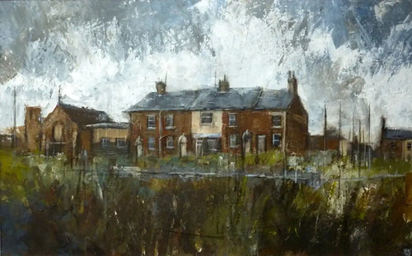 DB2468 Abandoned City V A5 signed ltd edition print by David Brammeld Print from Barewall Art Gallery