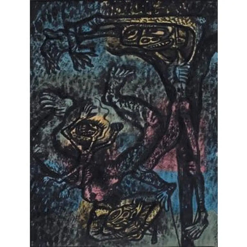 Dead Family 1943 by Norman Cope Original Art from Barewall Art Gallery