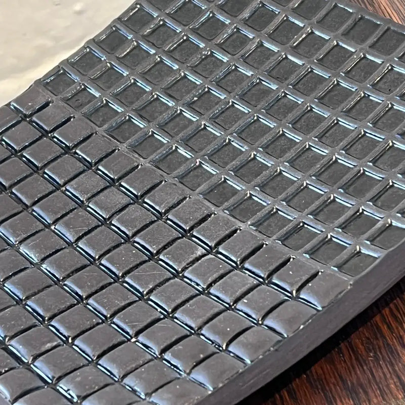 DH1 Black Ceramic New York Grid Platter 2024 by Dave Harper Ceramics from Barewall Art Gallery