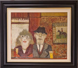 Drinks At the Jockey 2024 by Lucy Manfredi Original Art from Barewall Art Gallery