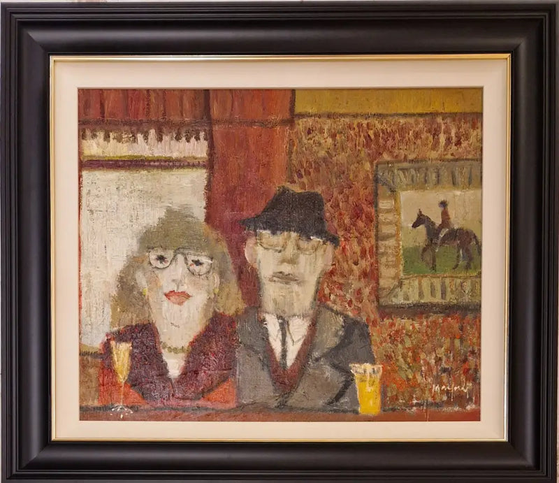 Drinks At the Jockey 2024 by Lucy Manfredi Original Art from Barewall Art Gallery