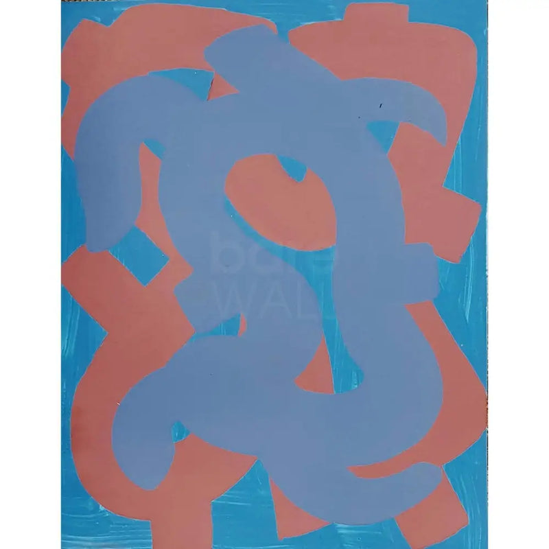 EN041 Untitled Acrylic by Enos Lovatt Original Art from Barewall Art Gallery