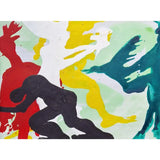 ENLA001 Small Acrylic Flow Series 1990s by Enos Lovatt 2 - SOLD Original Art from Barewall Art Gallery