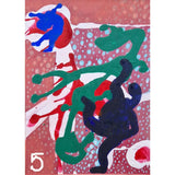 ENLA001 Small Acrylic Flow Series 1990s by Enos Lovatt 5 Original Art from Barewall Art Gallery