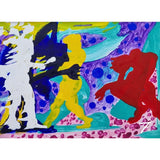 ENLA001 Small Acrylic Flow Series 1990s by Enos Lovatt 7 Original Art from Barewall Art Gallery