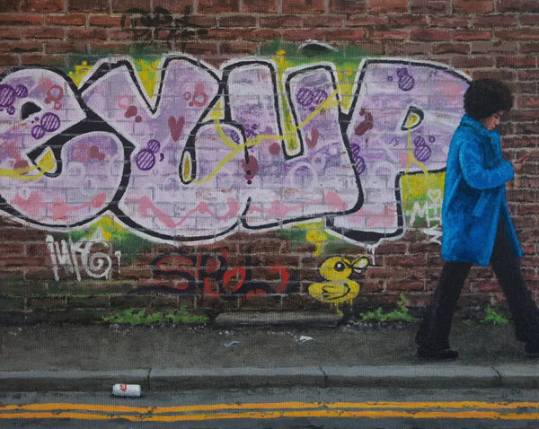 Ey Up Duck by Peter Davis Original Art from Barewall Art Gallery