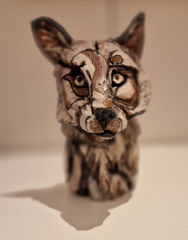 Fine ART Fox Sculpture 2024 by Jasmine Simpson Sculpture from Barewall Art Gallery