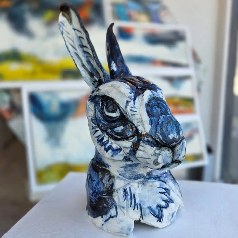Fine Art Hare Sculpture 2025 by Jasmine Simpson Sculpture from Barewall Art Gallery