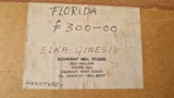 Florida Monotype print c. 1964 by Edna Ginesi Original Art from Barewall Art Gallery