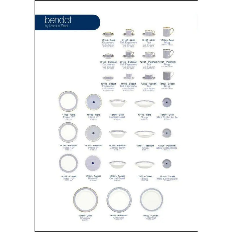 FLUX Bendot Collection by Marcus Steel for FLUX Stoke on Trent Ceramics from Barewall Art Gallery