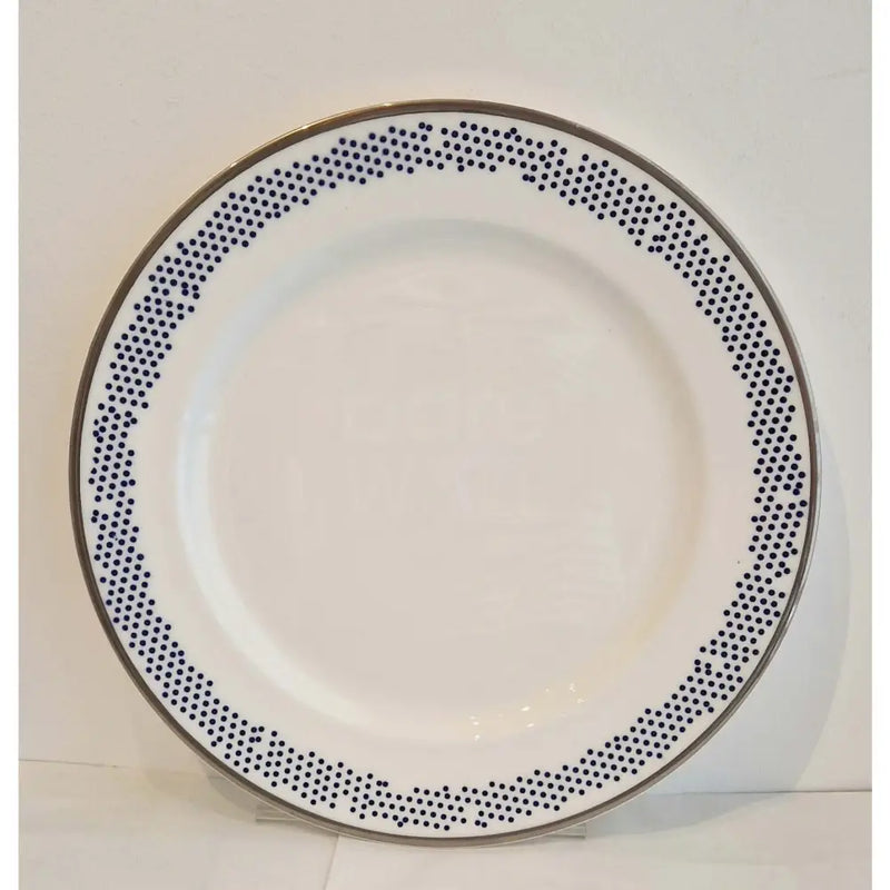 FLUX Bendot Collection by Marcus Steel for FLUX Stoke on Trent Charger Platinum Ceramics from Barewall Art Gallery