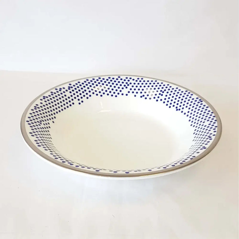 FLUX Bendot Collection by Marcus Steel for FLUX Stoke on Trent Soup bowl Platinum Ceramics from Barewall Art Gallery