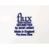 FLUX Geometrix Collection by Sarah Callard for FLUX Stoke on Trent Ceramics from Barewall Art Gallery