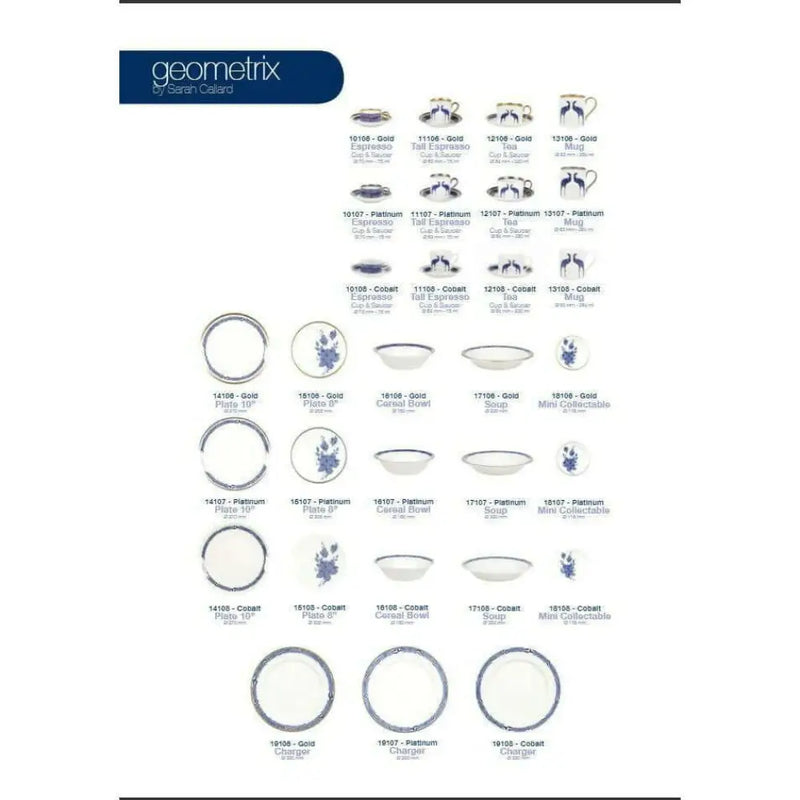 FLUX Geometrix Collection by Sarah Callard for FLUX Stoke on Trent Ceramics from Barewall Art Gallery