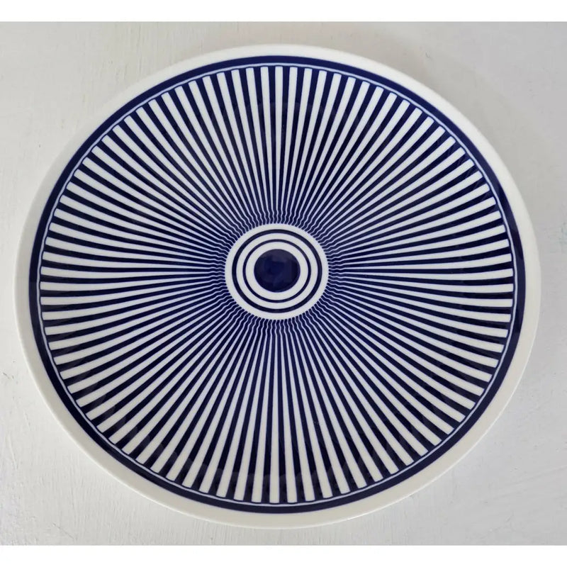 FLUX Solas Collection by Anthony Horrigan for FLUX Stoke on Trent Plate 10" Cobalt Ceramics from Barewall Art Gallery