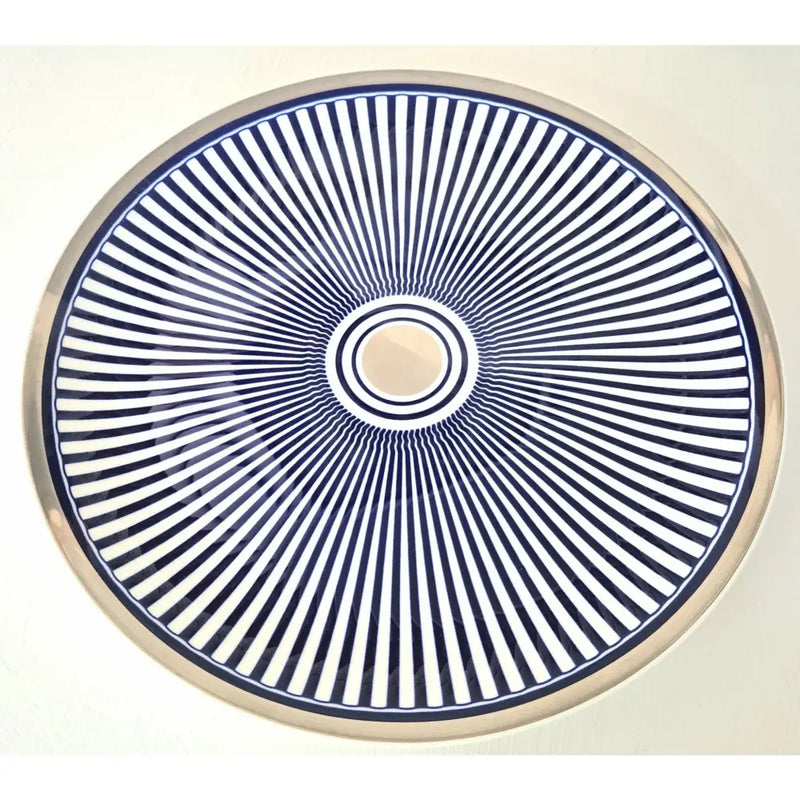 FLUX Solas Collection by Anthony Horrigan for FLUX Stoke on Trent Plate 10" Platinum Ceramics from Barewall Art Gallery