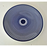 FLUX Solas Collection by Anthony Horrigan for FLUX Stoke on Trent Plate 8" Cobalt Ceramics from Barewall Art Gallery