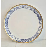 FLUX Spiro Collection by Harry Davies for FLUX Stoke on Trent Plate 10" Gold Ceramics from Barewall Art Gallery