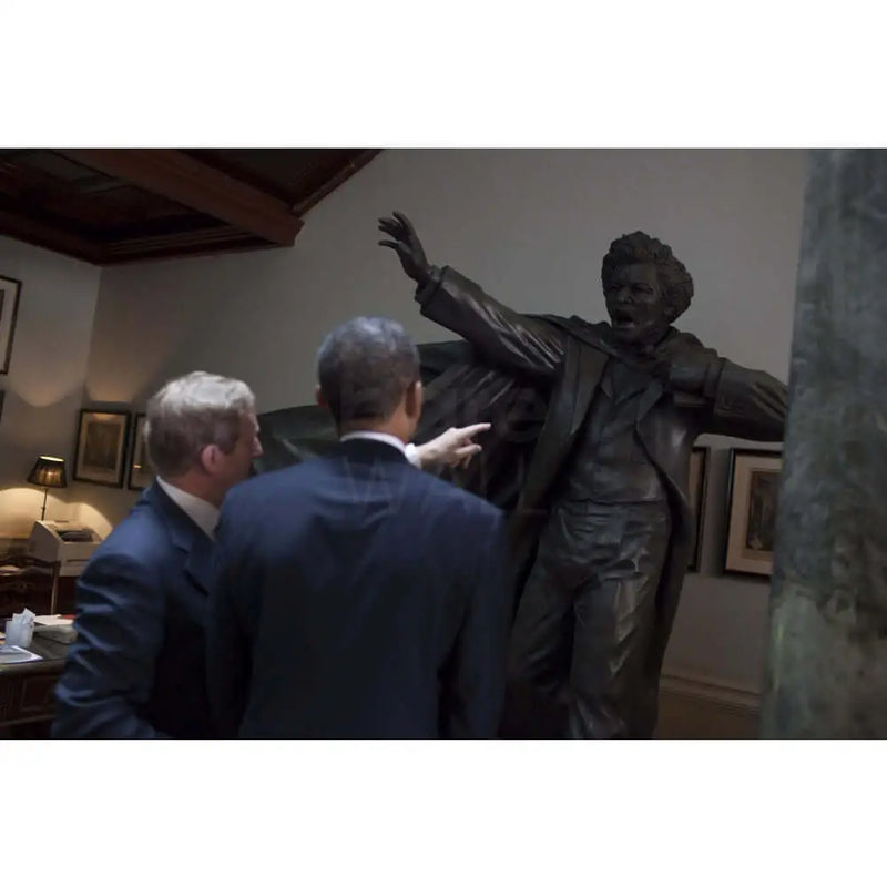 Frederick Douglass Statue 2011 Maquette Sculpture by Andy Edwards Sculpture from Barewall Art Gallery