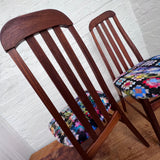 G Plan Vintage Mid Century Reworked Dining Chairs Set of 2 by Lost and Found Projects by Barewall
