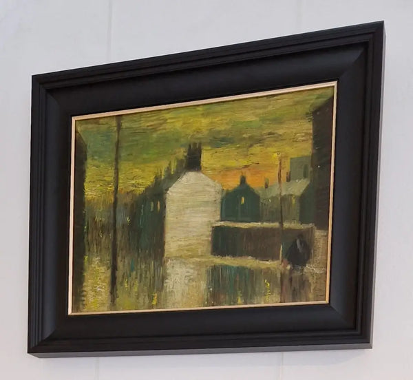 Gable End Moonlight 2022 by Lucy Manfredi Original Art from Barewall Art Gallery