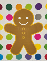 Gingerbread Man Tea Towels by Ginger and Spice Larder Gift from Barewall Art Gallery
