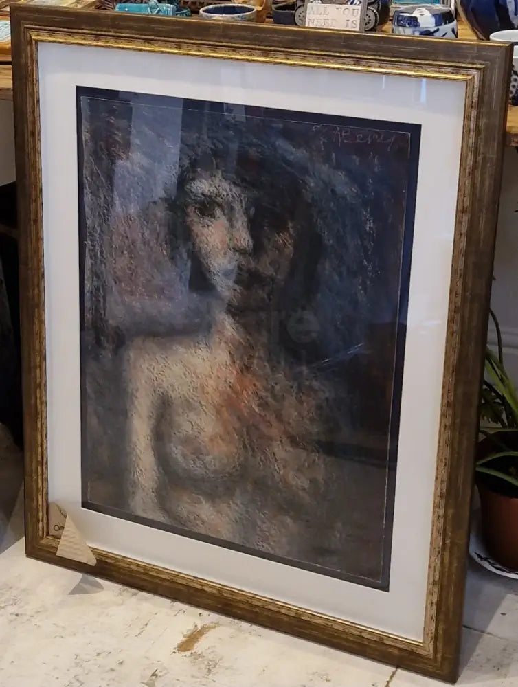 Girl (Nude) 1984 by Arthur Berry Original Art from Barewall Art Gallery