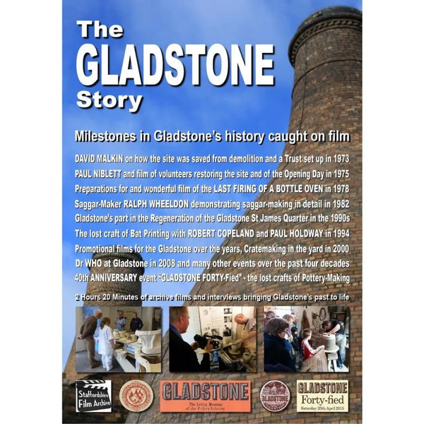 Gladstone Pottery Museum - The Gladstone Story Stoke on Trent Historical Film DVD DVD from Barewall Art Gallery