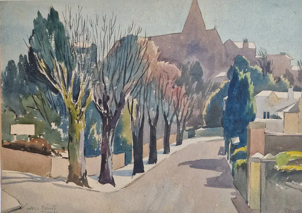 HBW009 Torquay by Harold Bennett Original Art from Barewall Art Gallery